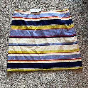 Loft Petite striped skirt size 6P